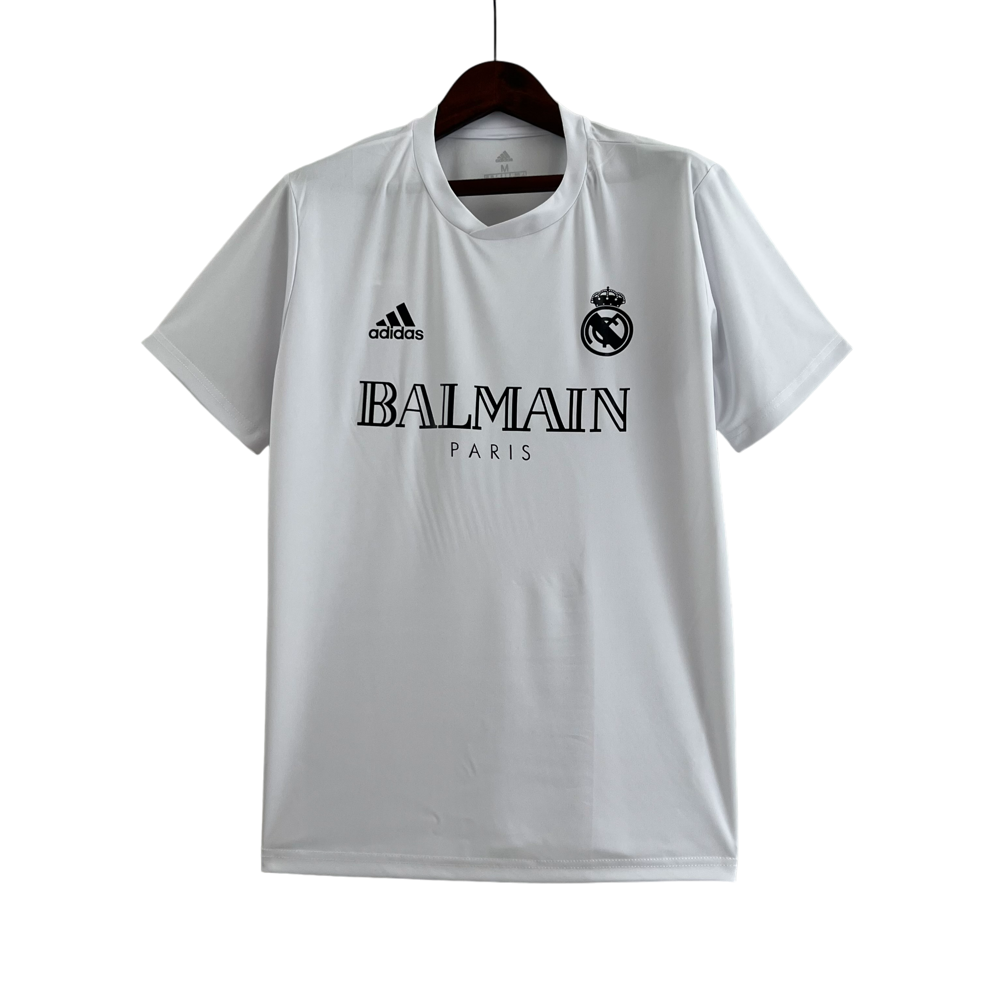 Real Madrid 23/24 Balmain White & Black (Free Personalisation)