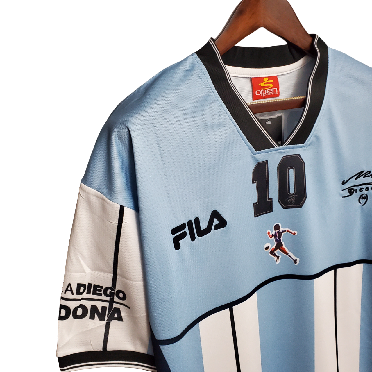 Argentina Retro 2001 Maradona #10 Commemorative Edition (Free Personalisation)