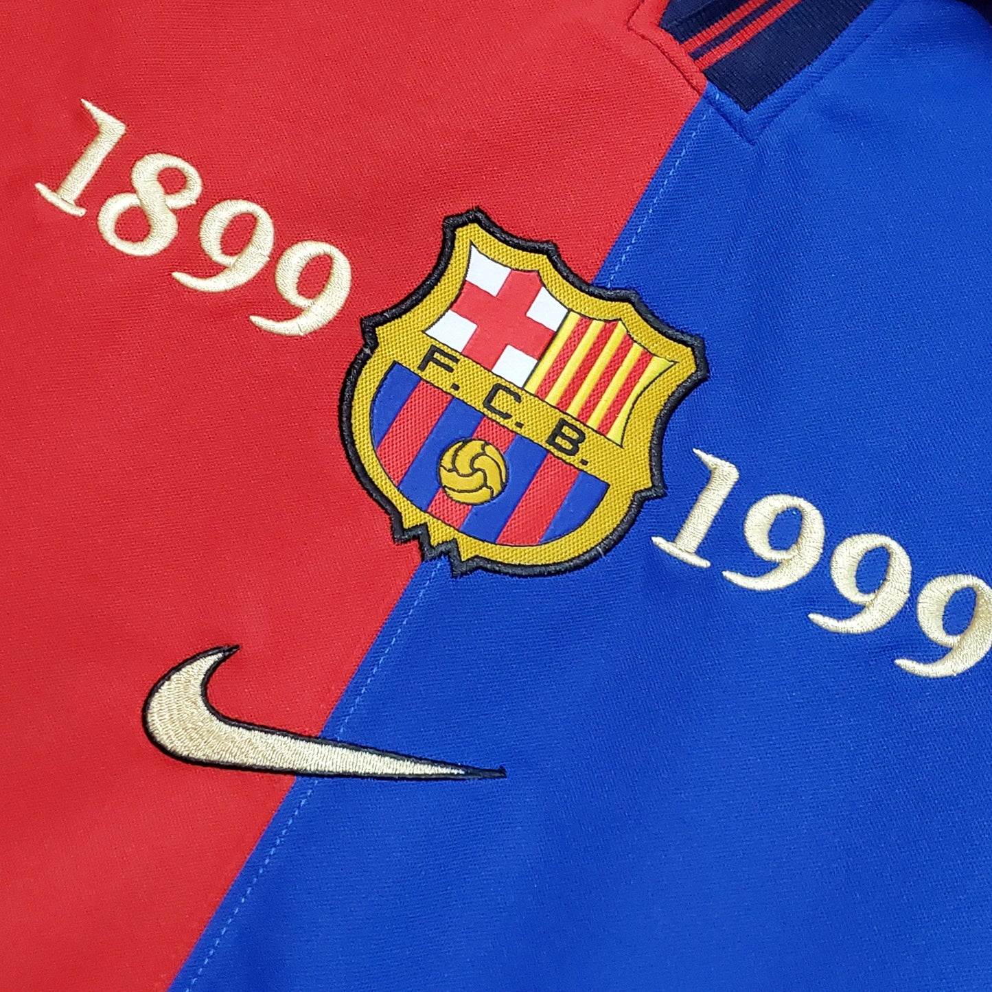 Barcelona Retro 99/00 Home (100th Anniversary) (Free Personalisation)