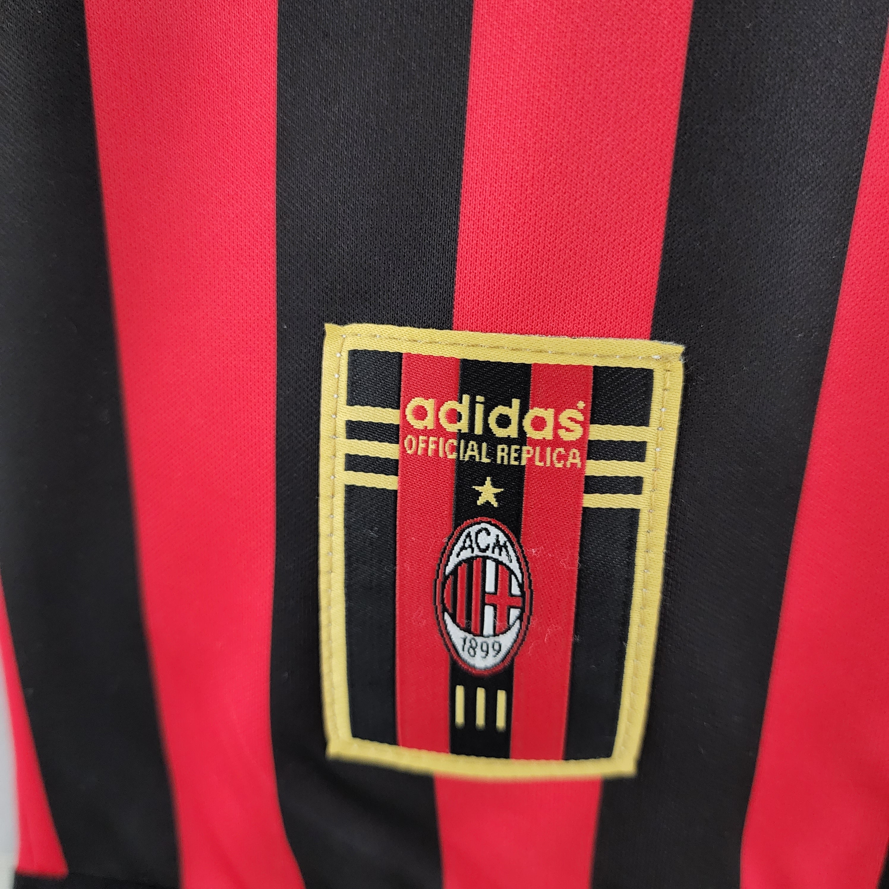 AC Milan Retro 1999/2000 Long Sleeve Home (Free Personalisation)