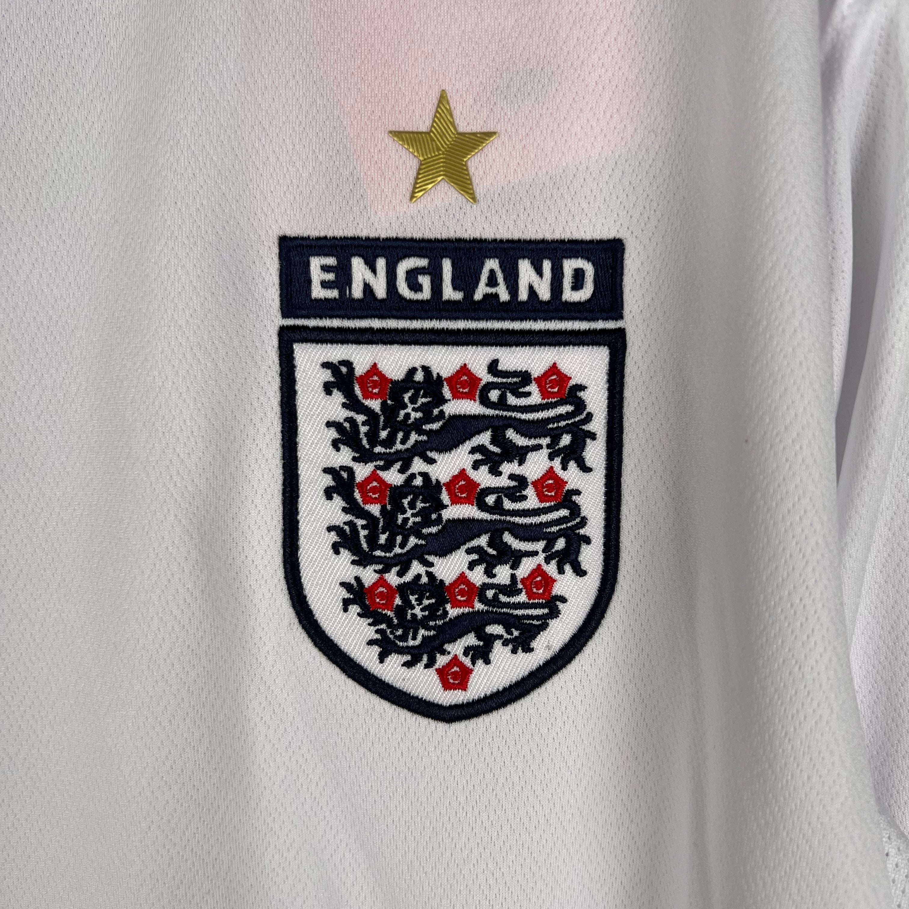 England Retro Long Sleeve 2006 Home (Free Personalisation)