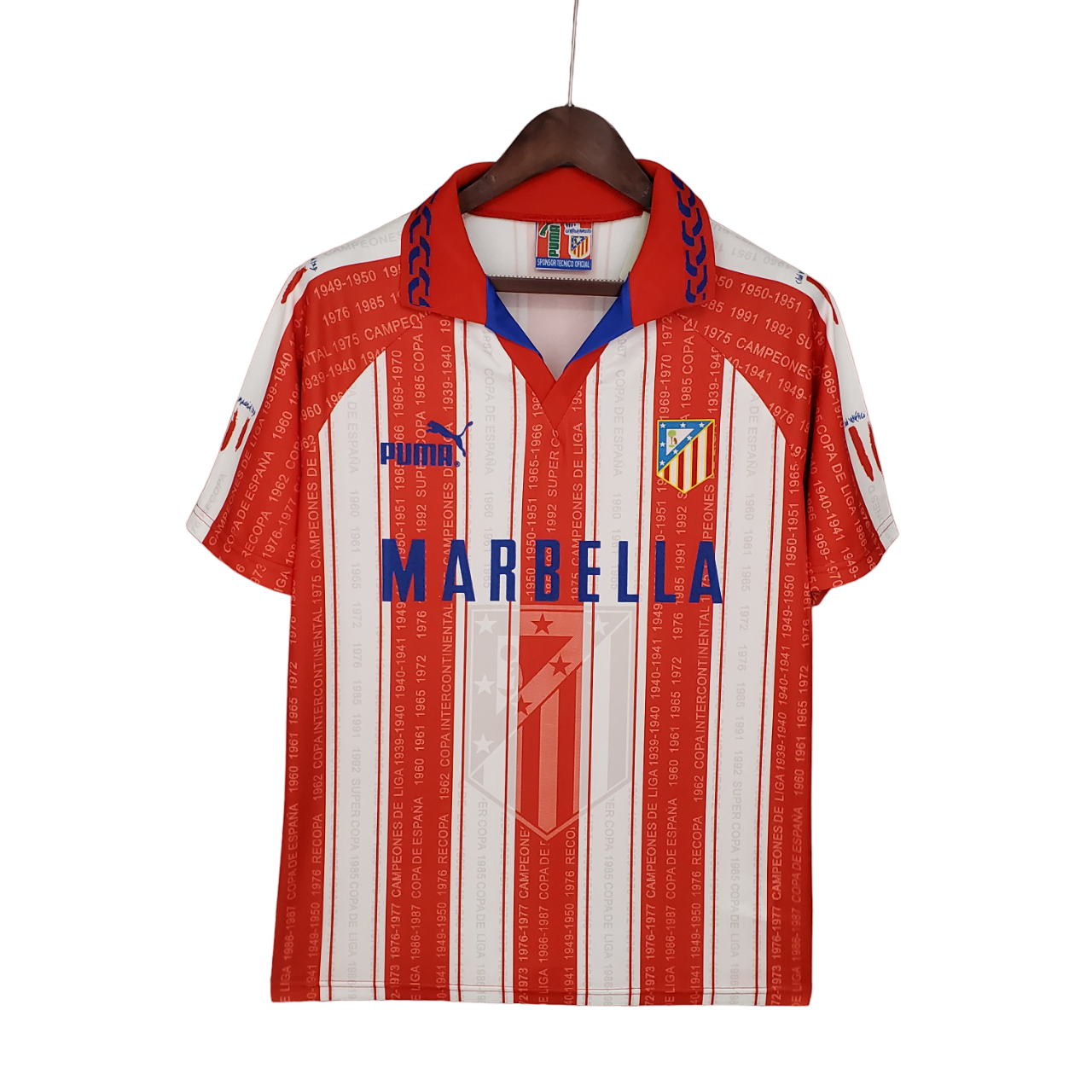 Atletico Madrid Retro 95/96 home (Free Personalisation)