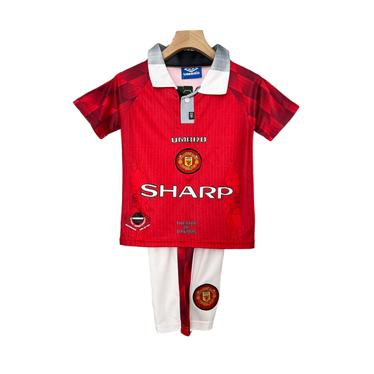 Manchester United Retro 96-97 Kids Home (Free Personalisation)