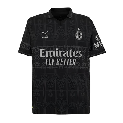 AC Milan x Pleasures 23/24 Black (Free Personalisation)