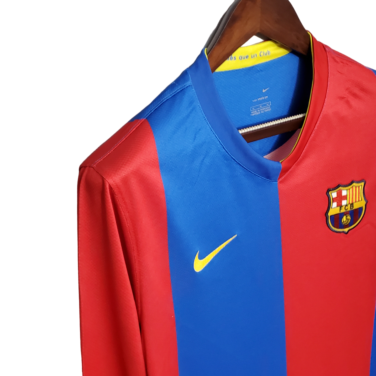 Barcelona Retro 06/07 Long Sleeve Home (Free Personalisation) (Free Personalisation)