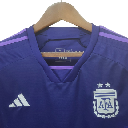 Argentina Retro 2022 Long Sleeve  Away (Free Personalisation)