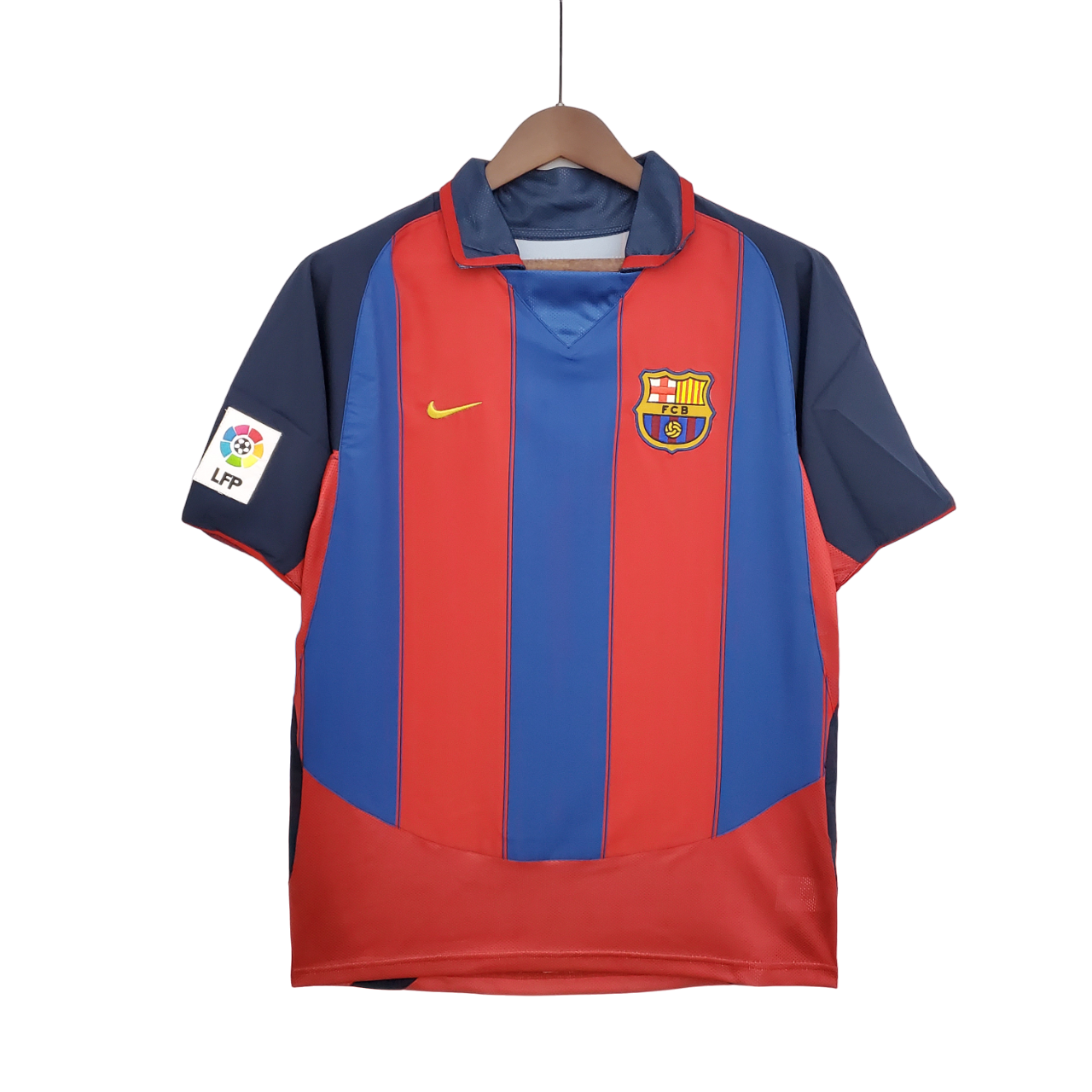 Barcelona Retro 03/04 Home (Free Personalisation)