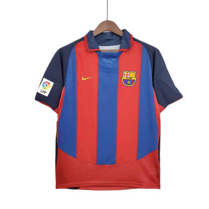 Barcelona Retro 03/04 Home (Free Personalisation)