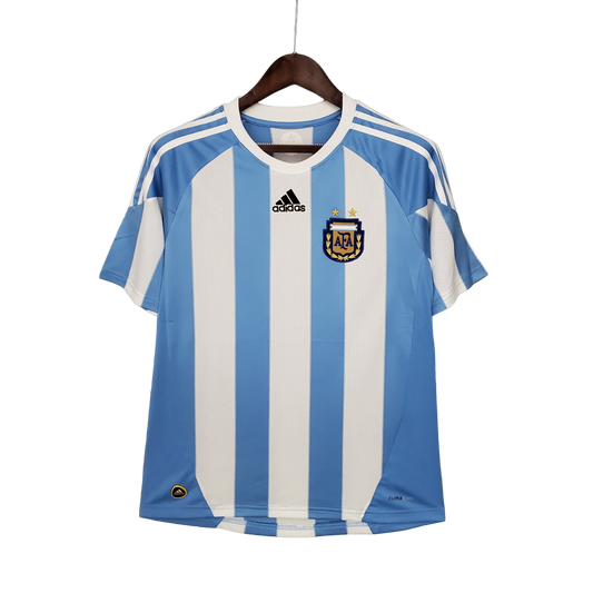 Argentina Retro 2010 Home (Free Personalisation)