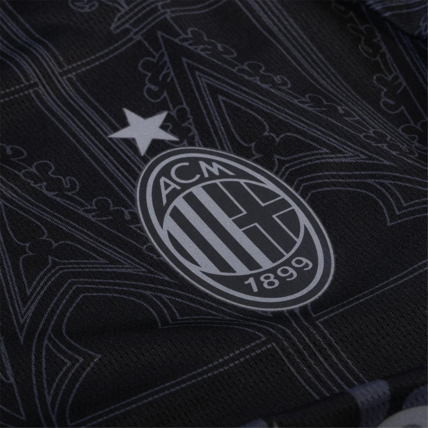 AC Milan x Pleasures 23/24 Black (Free Personalisation)