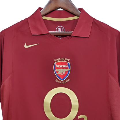 Arsenal Retro 2005/06 Arsenal Home (Free Personalisation)