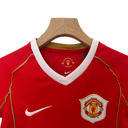 Manchester United Retro 06-07 Kids Home (Free Personalisation)