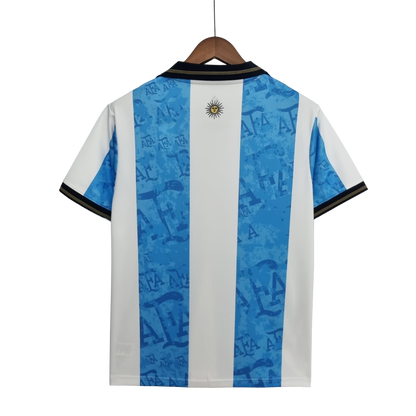 Argentina Retro 2022 Commemorative Edition White Blue (Free Personalisation)
