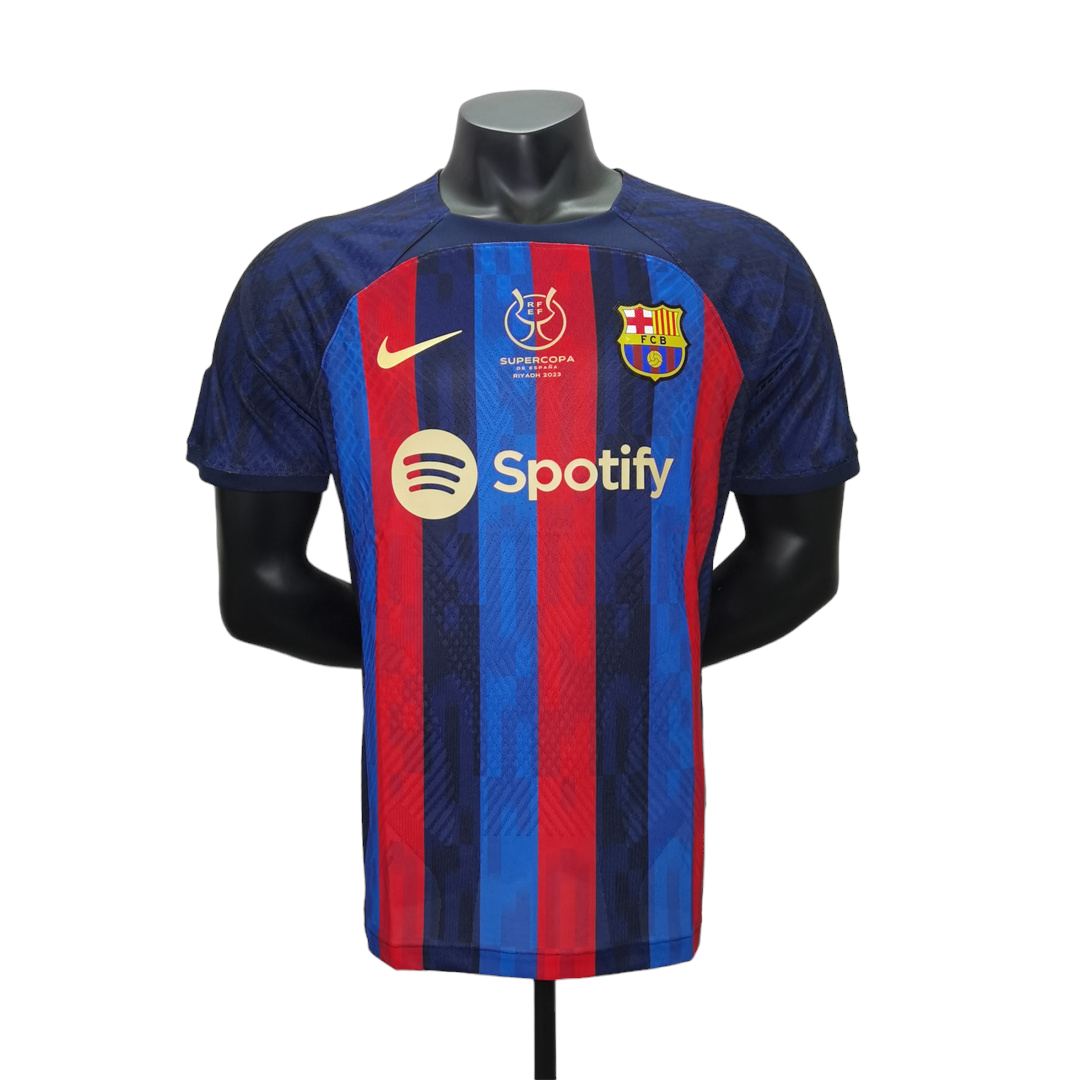 Barcelona 22/23 Home Supercopa de Espana (Free Personalisation)