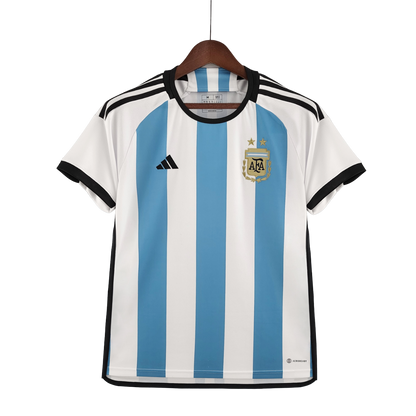 Argentina 2022 World Cup Jersey Home (Free Personalisation)