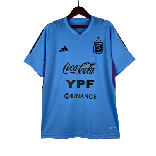 Argentina Retro 2023 Training Uniform Blue (Free Personalisation)