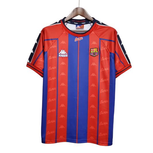 Barcelona Retro 97/98 Home (Free Personalisation)