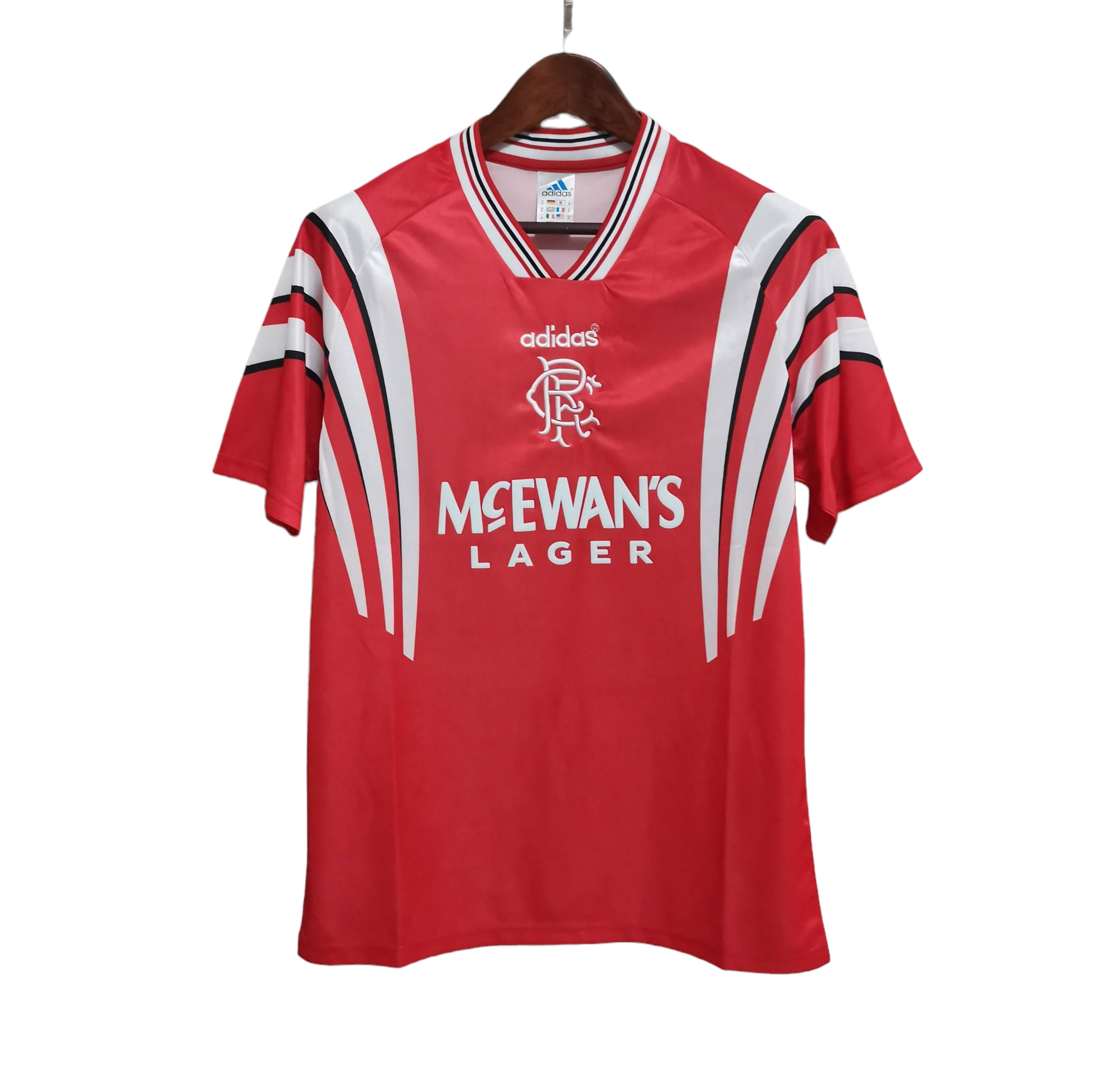 Rangers  Retro 96/97 Third Red (Free Personalisation)