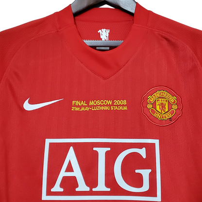 Manchester United Retro 2007/08 Champions League Version Home (Free Personalisation)