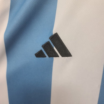 Argentina Retro 2022 Long Sleeve  Home (Free Personalisation)