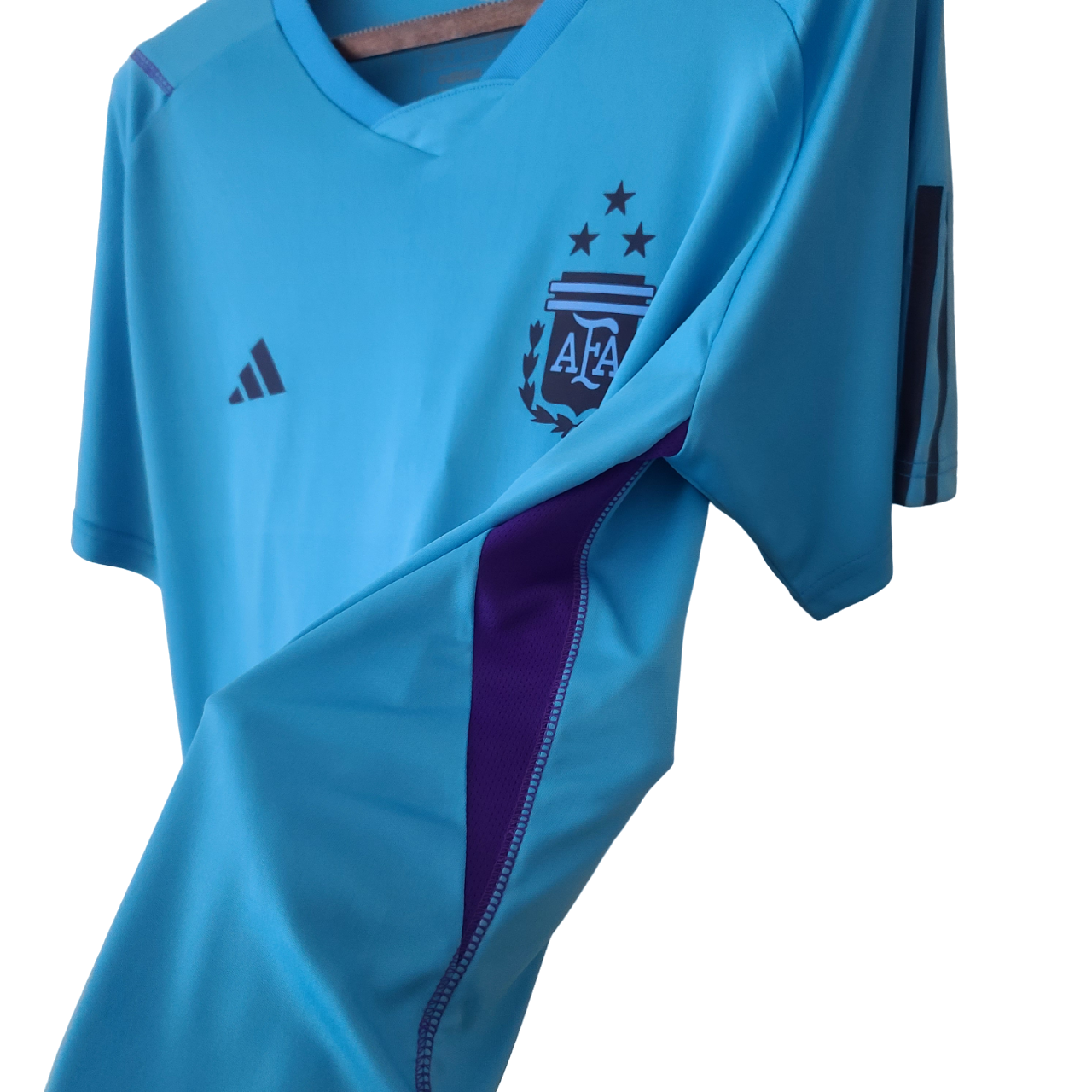 Argentina Retro 2022 Training Jersey Blue (Free Personalisation)