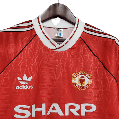 Manchester United Retro 1990/92 Home (Free Personalisation)