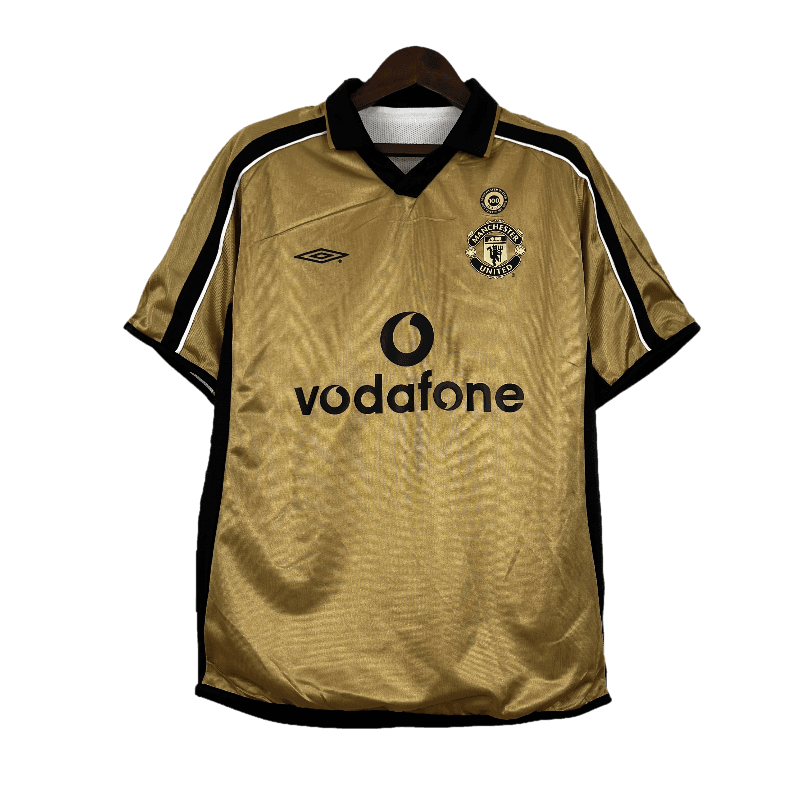 Manchester United Retro 2001/02 Home 100th Anniversary Edition (Free Personalisation)