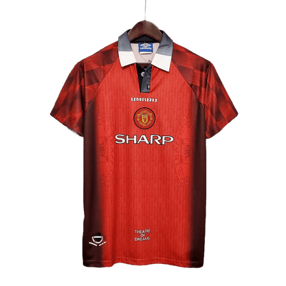 Manchester United Retro 1996 M-U Home (Free Personalisation)