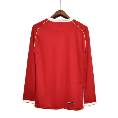 Manchester United Retro 2006/07 Long Sleeve Home (Free Personalisation)