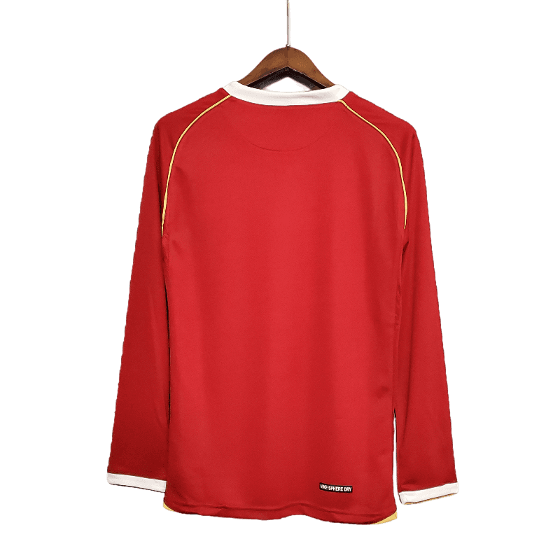 Manchester United Retro 2006/07 Long Sleeve Home (Free Personalisation)