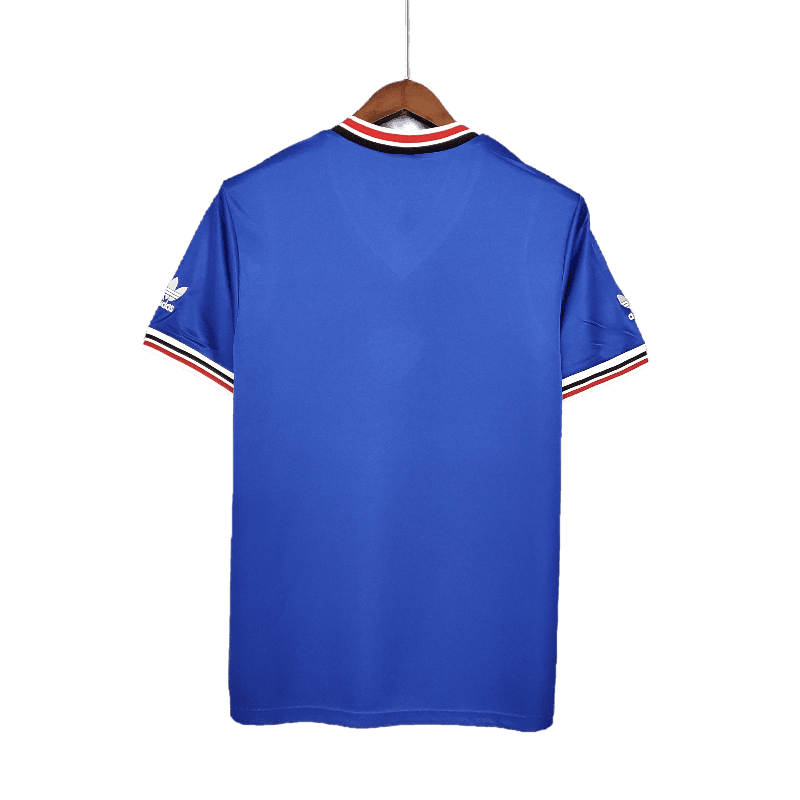 Manchester United Retro 1985/86 Away Blue (Free Personalisation)