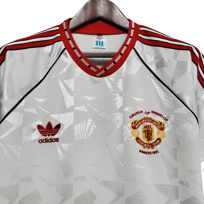 Manchester United Retro 1991 White (Free Personalisation)