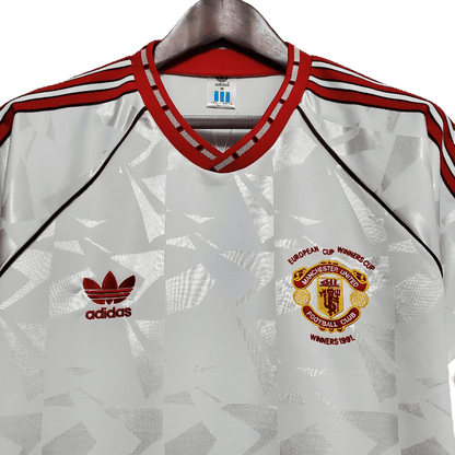 Manchester United Retro 1991 White (Free Personalisation)