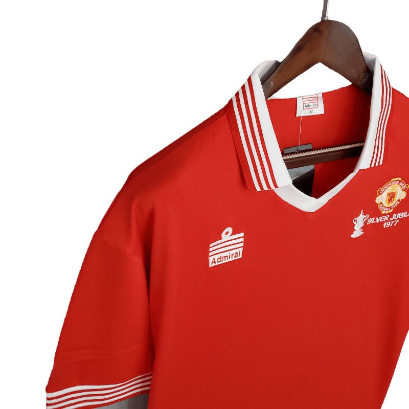 Manchester United Retro 1977 Home (Free Personalisation)