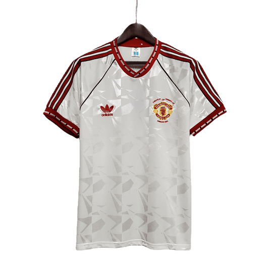 Manchester United Retro 1991 White (Free Personalisation)