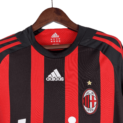 AC Milan Retro 2008/09 Long Sleeve Home (Free Personalisation)