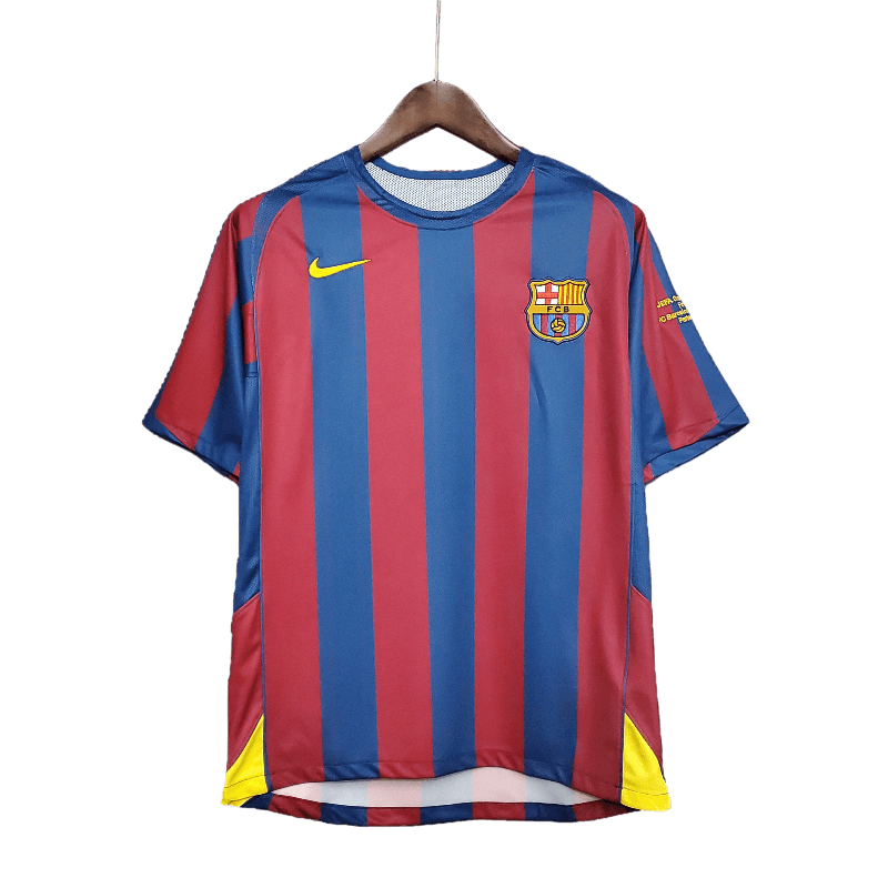 Barcelona Retro 06 UEFA Champions League Home (Free Personalisation)