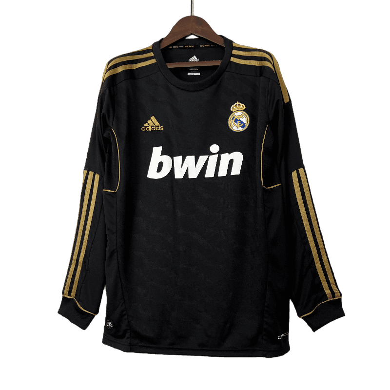 Real Madrid Retro Long Sleeve 2011/12 Away (Free Personalisation)