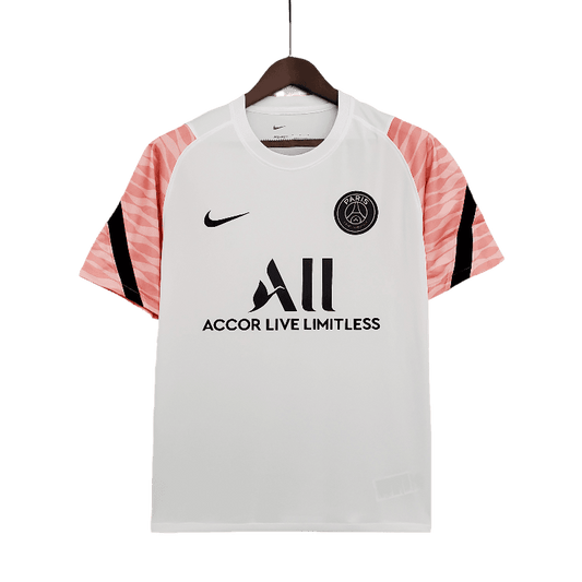 PSG 2021/22 Training Suit White Pink (Free Personalisation)