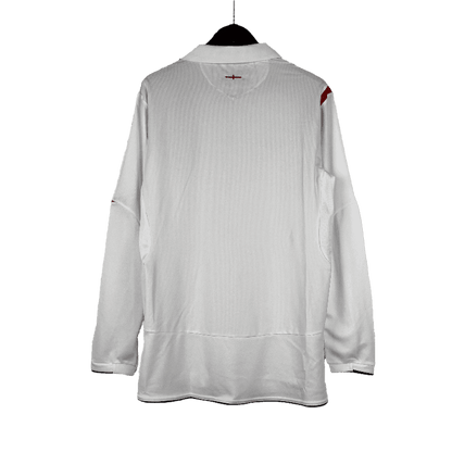 England Retro Long Sleeve 2006 Home (Free Personalisation)