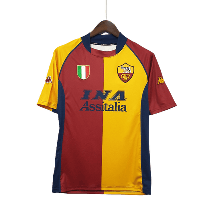 Rome Retro 2001/02 Home (Free Personalisation)