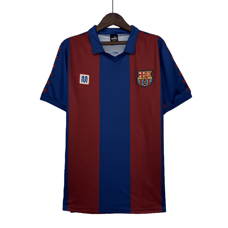 Barcelona Retro 80/82 Home (Free Personalisation)