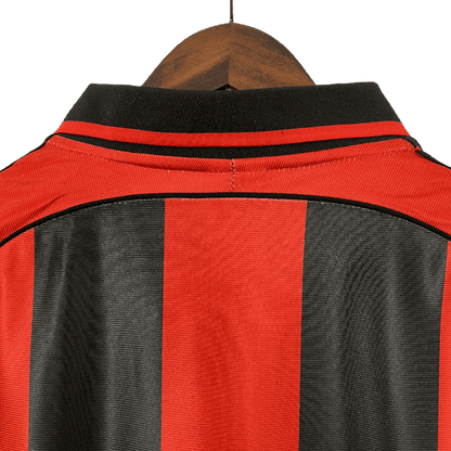 AC Milan Retro 1998/99 Home (Free Personalisation)