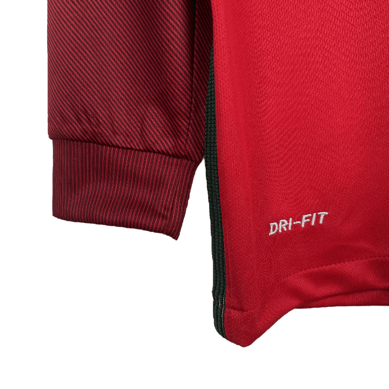 Portugal Retro 2016 Long Sleeve Home (Free Personalisation)