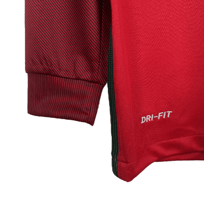 Portugal Retro 2016 Long Sleeve Home (Free Personalisation)