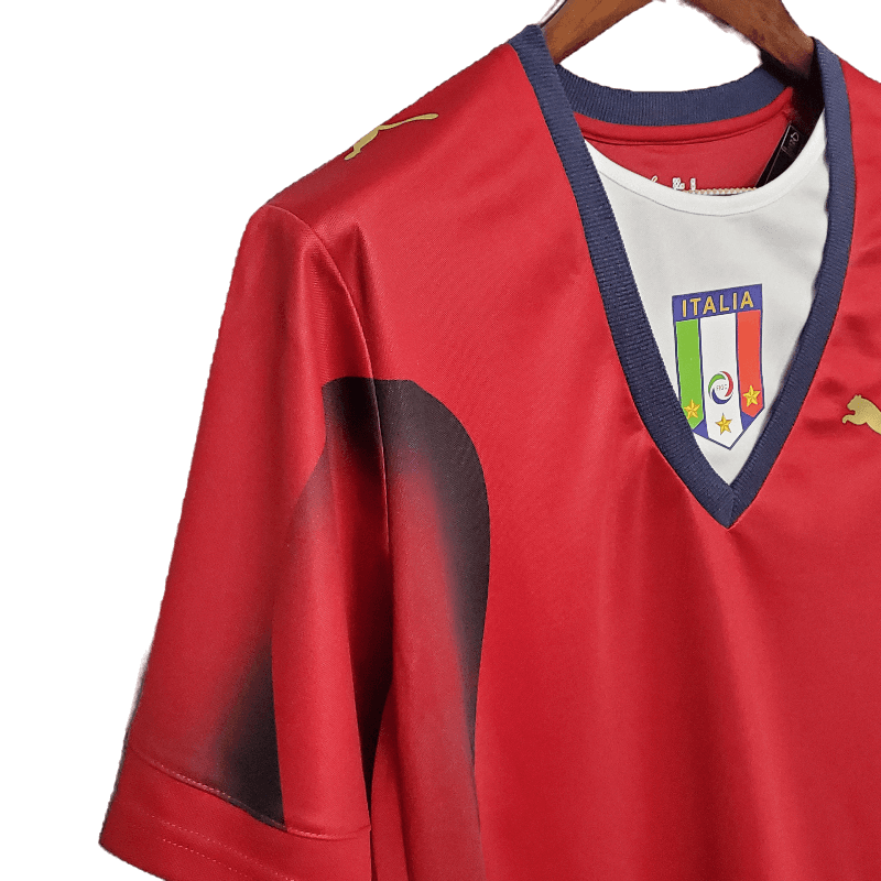 Italy Retro 2006 Red (Free Personalisation)