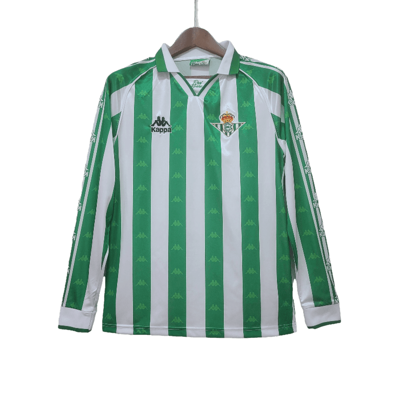 Real Betis Retro 1995/97 Long Sleeve Home (Free Personalisation)