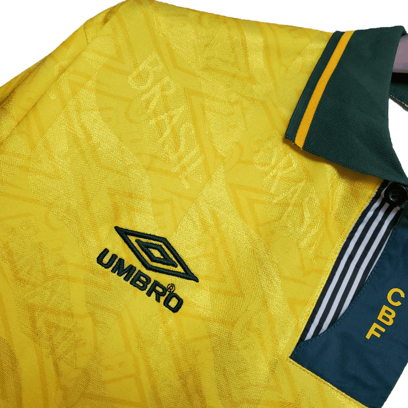 Brazil Retro 1991/93 Home (Free Personalisation)