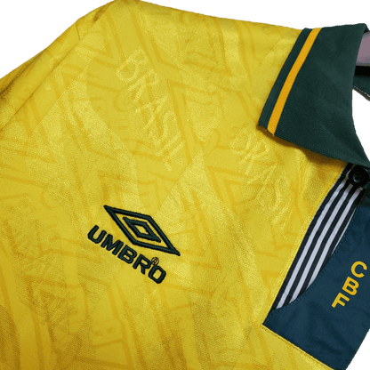 Brazil Retro 1991/93 Home (Free Personalisation)