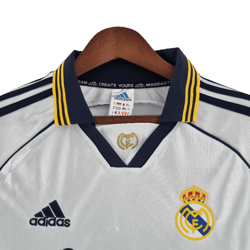 Real Madrid Retro 2000 Home (Free Personalisation)